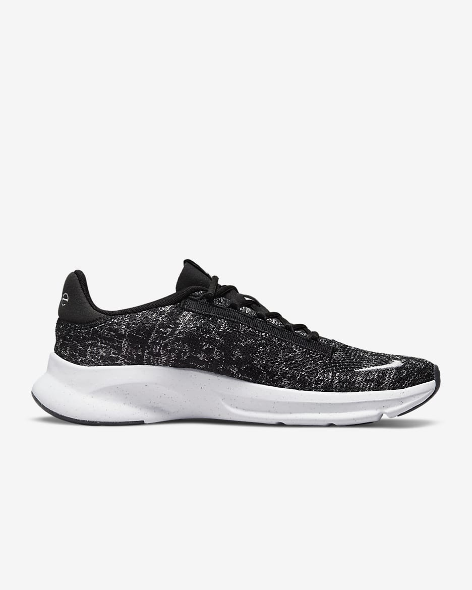 Nike SuperRep Go 3 Next Nature Flyknit Men's Workout Shoes - Black/Anthracite/White/Pure Platinum