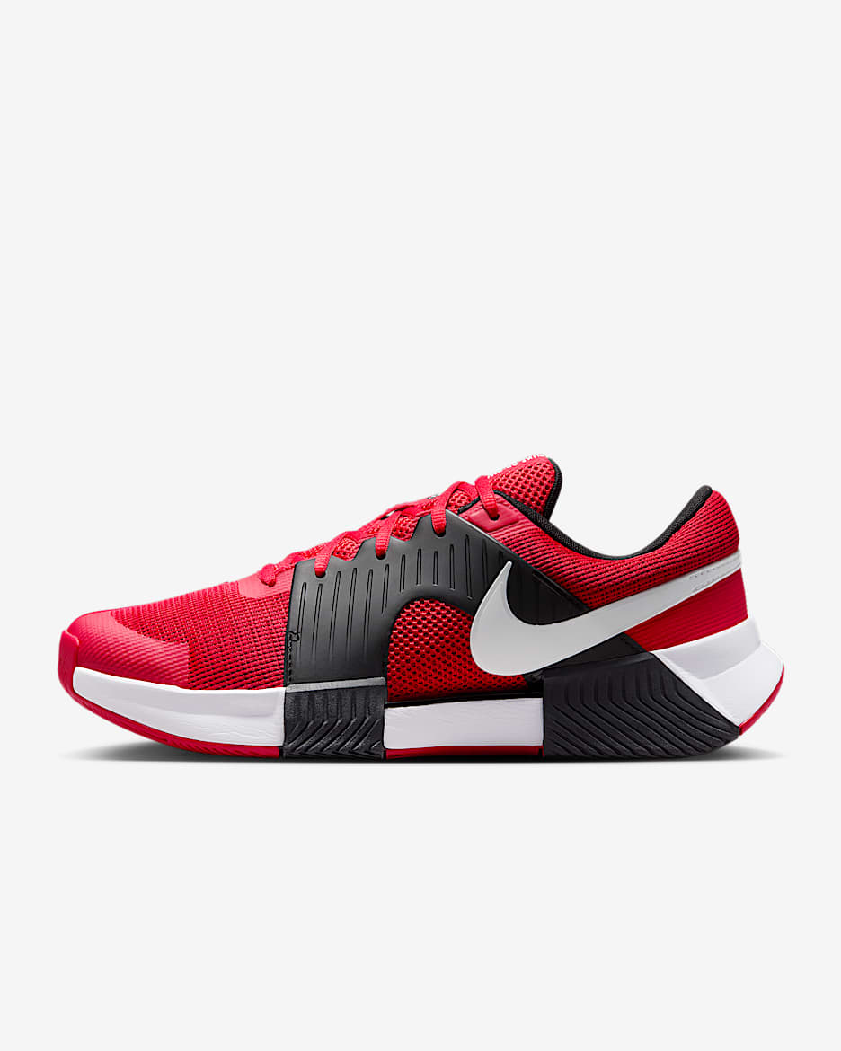 Nike Zoom GP Challenge 1 Men's Hard Court Tennis Shoes - University Red/Black/White