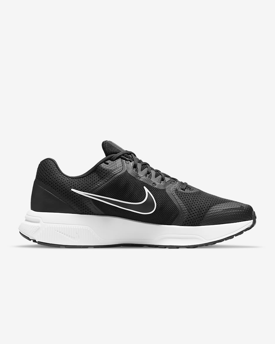 Nike Zoom Span 4 Men's Road Running Shoes - Black/Dark Smoke Grey/White