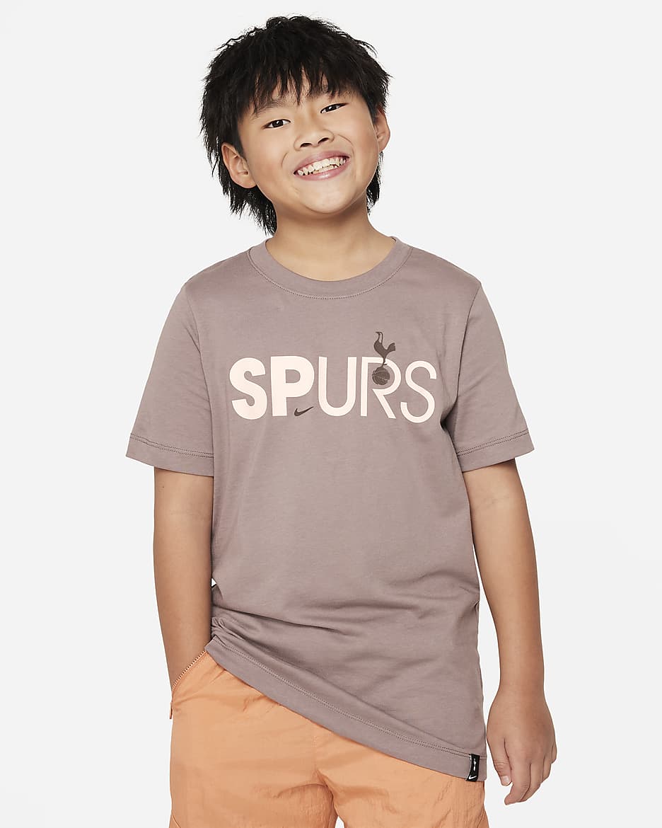 Tottenham Hotspur Mercurial Big Kids' Nike Soccer T-Shirt - Taupe Haze