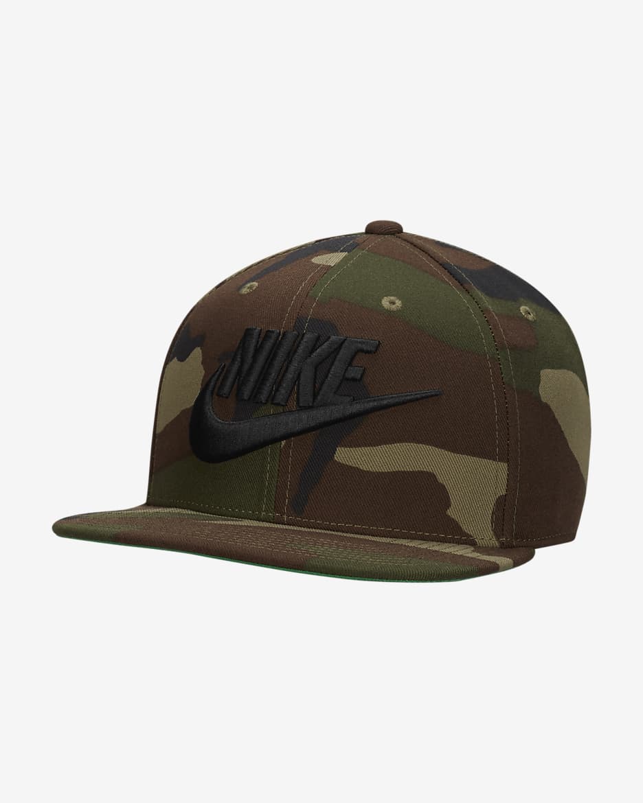 Gorra Nike Sportswear Pro Futura - Oliva medio/Negro
