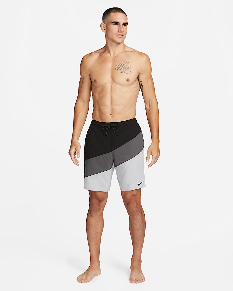 Shorts de vóleibol de 23 cm para hombre Nike Color Surge - Negro