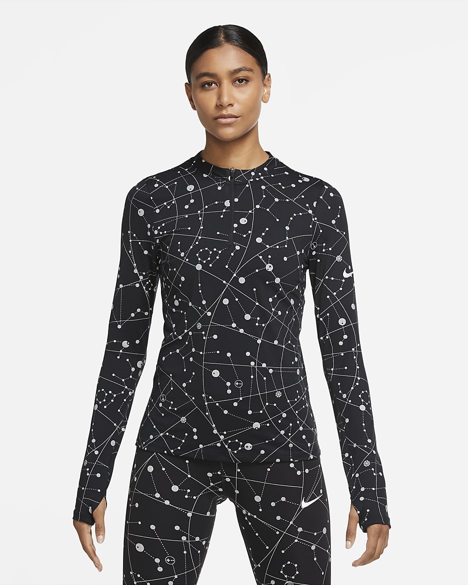 Nike Element Flash Women's Long-Sleeve Running Top - Black