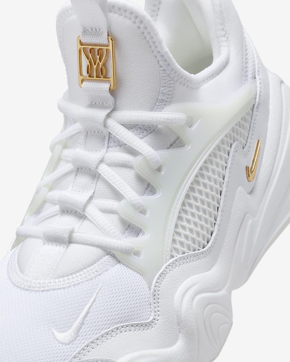 Nike Victory Tech x Serena Williams Design Crew Women's Shoes - White/Metallic Gold/Olive Aura/White