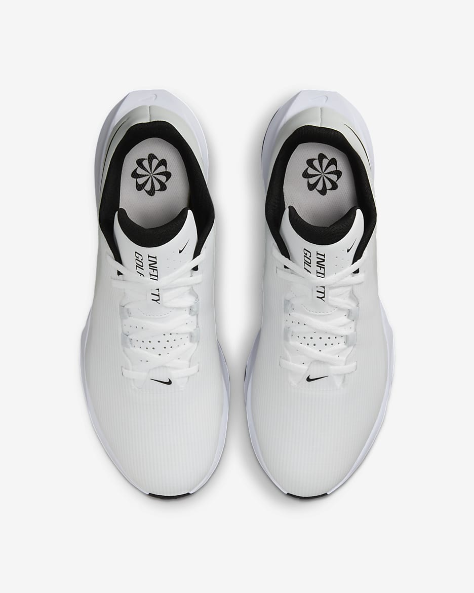 Nike Infinity G NN Golf Shoes (Wide) - White/Pure Platinum/Black