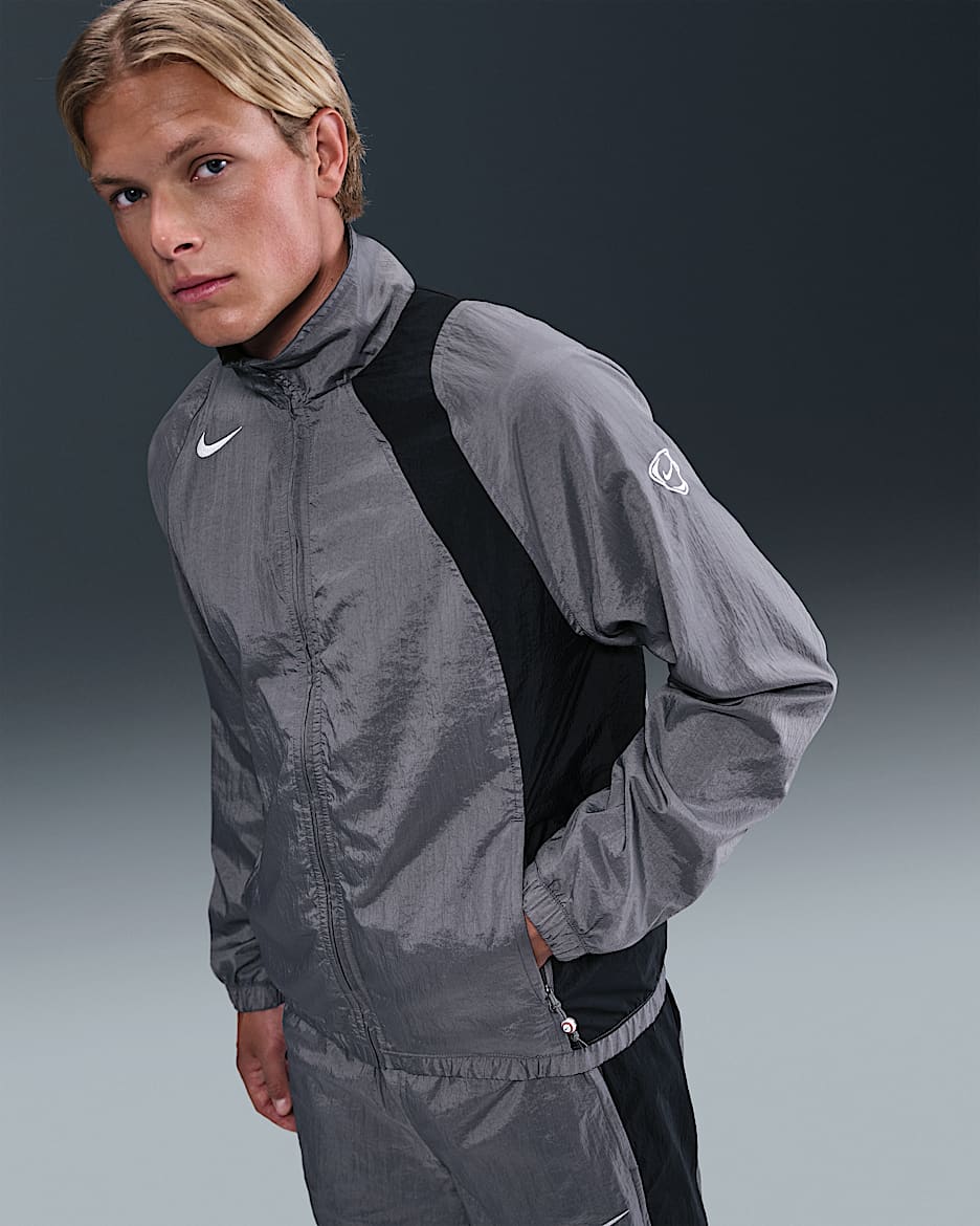Nike Total 90 Men's Repel Football Tracksuit Jacket - Light Graphite/Black/Sail