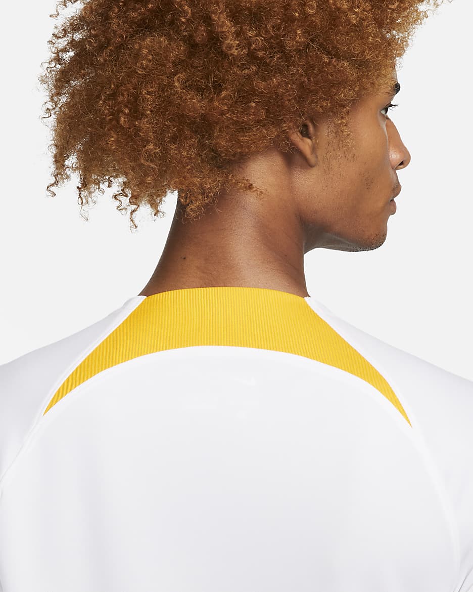 Maglia da calcio Nike Dri-FIT Kaizer Chiefs FC 2022/23 Stadium da uomo – Away - Bianco/Bianco/Taxi/Taxi