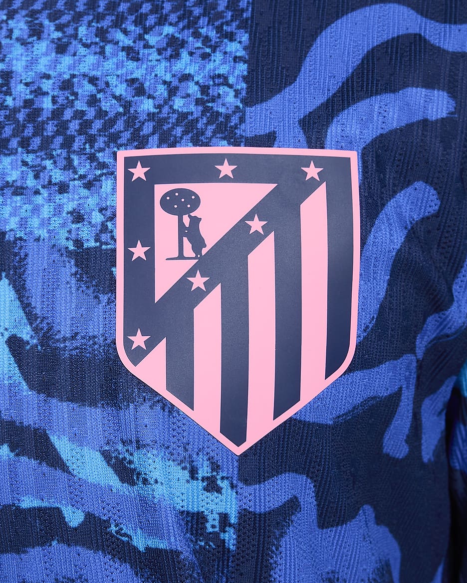 Atlético Madrid 2024/25 Match Third Men's Nike Dri-FIT ADV Football Authentic Shirt - Blue Void/Pink Glow