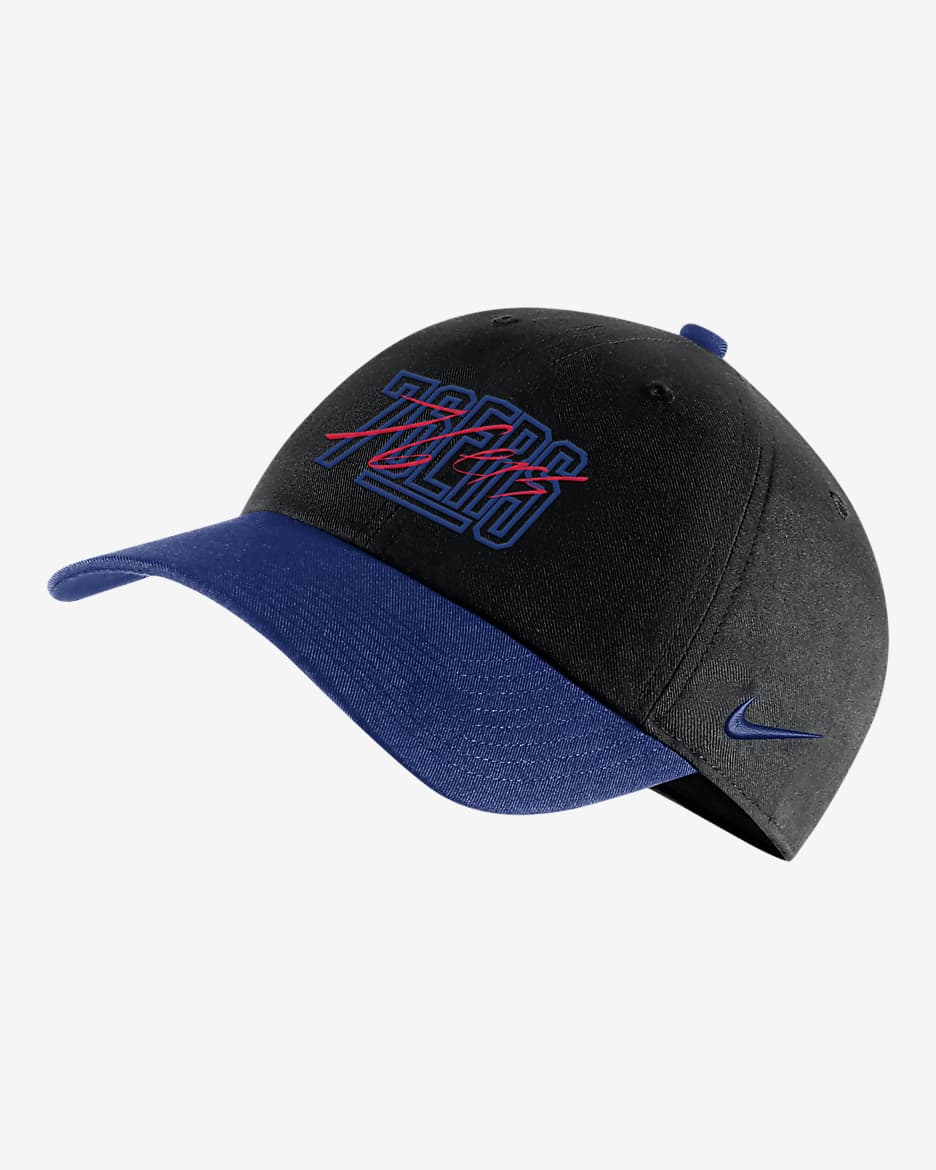 Philadelphia 76ers Heritage86 Nike NBA Adjustable Hat - Black
