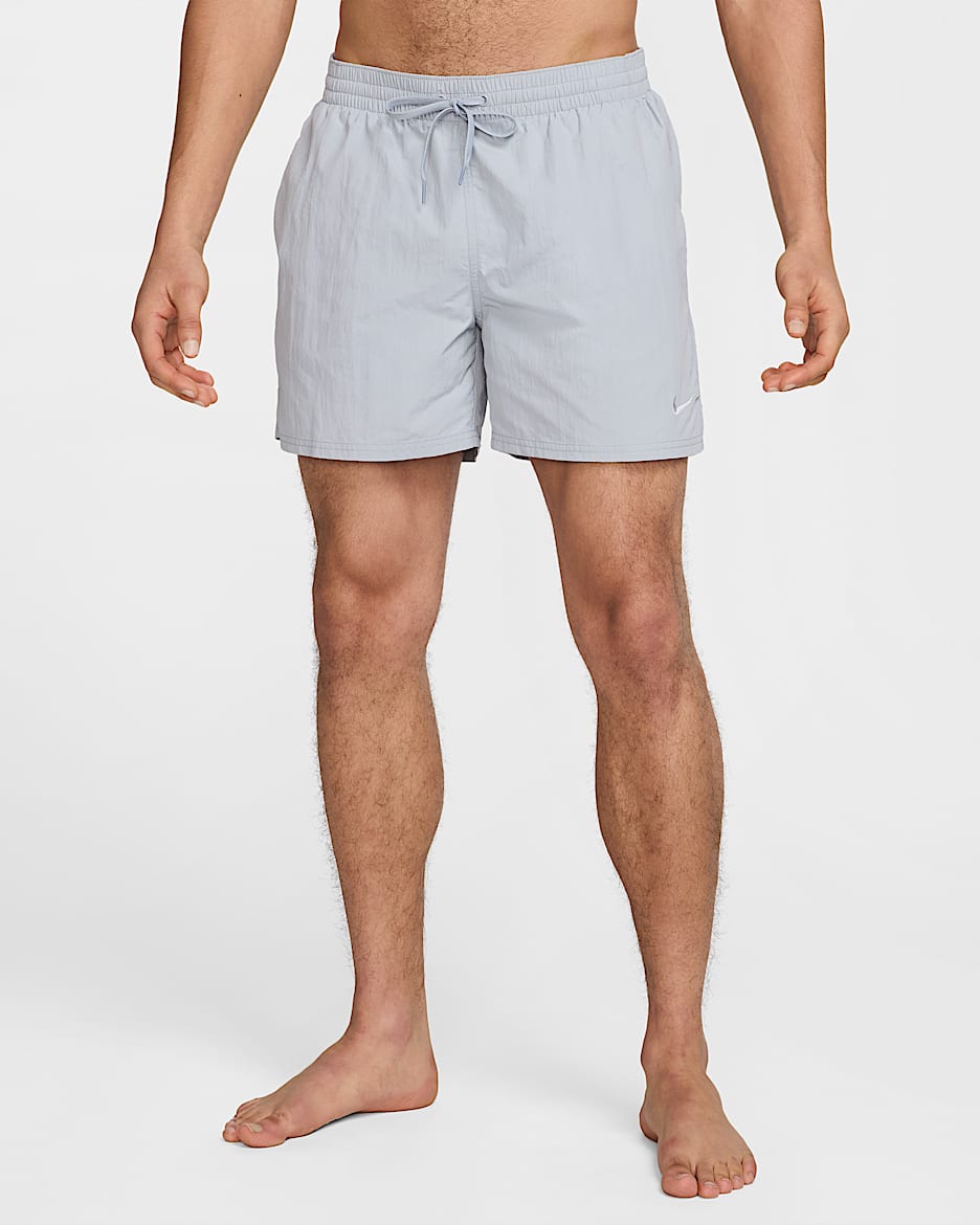 Shorts de vóleibol de 13 cm con forro de ropa interior de 13 cm para hombre Nike Swim Breaker Icon - Gris lobo