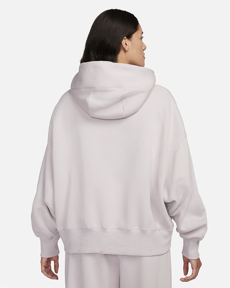 Nike Sportswear Phoenix Fleece Women's Over-Oversized Pullover Hoodie - Platinum Violet/Sail