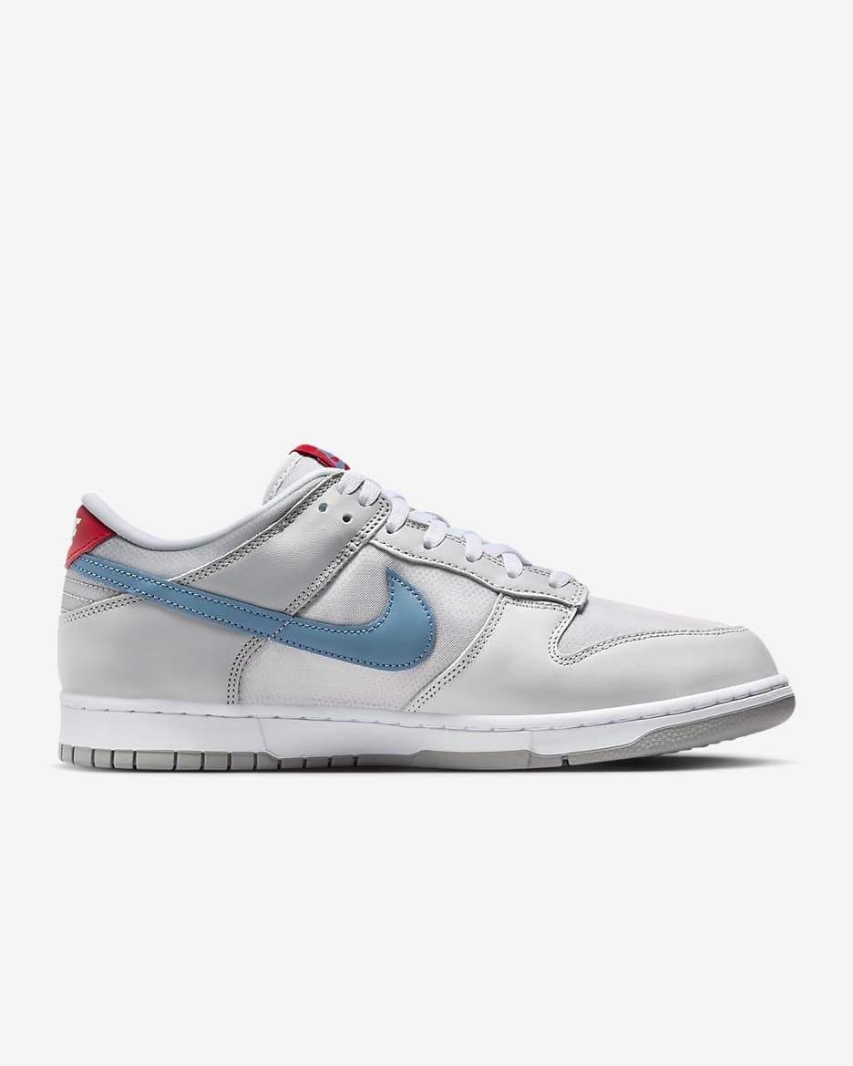 Nike Dunk Low Men's Shoes - Metallic Silver/Neutral Grey/Flat Silver/Aegean Storm