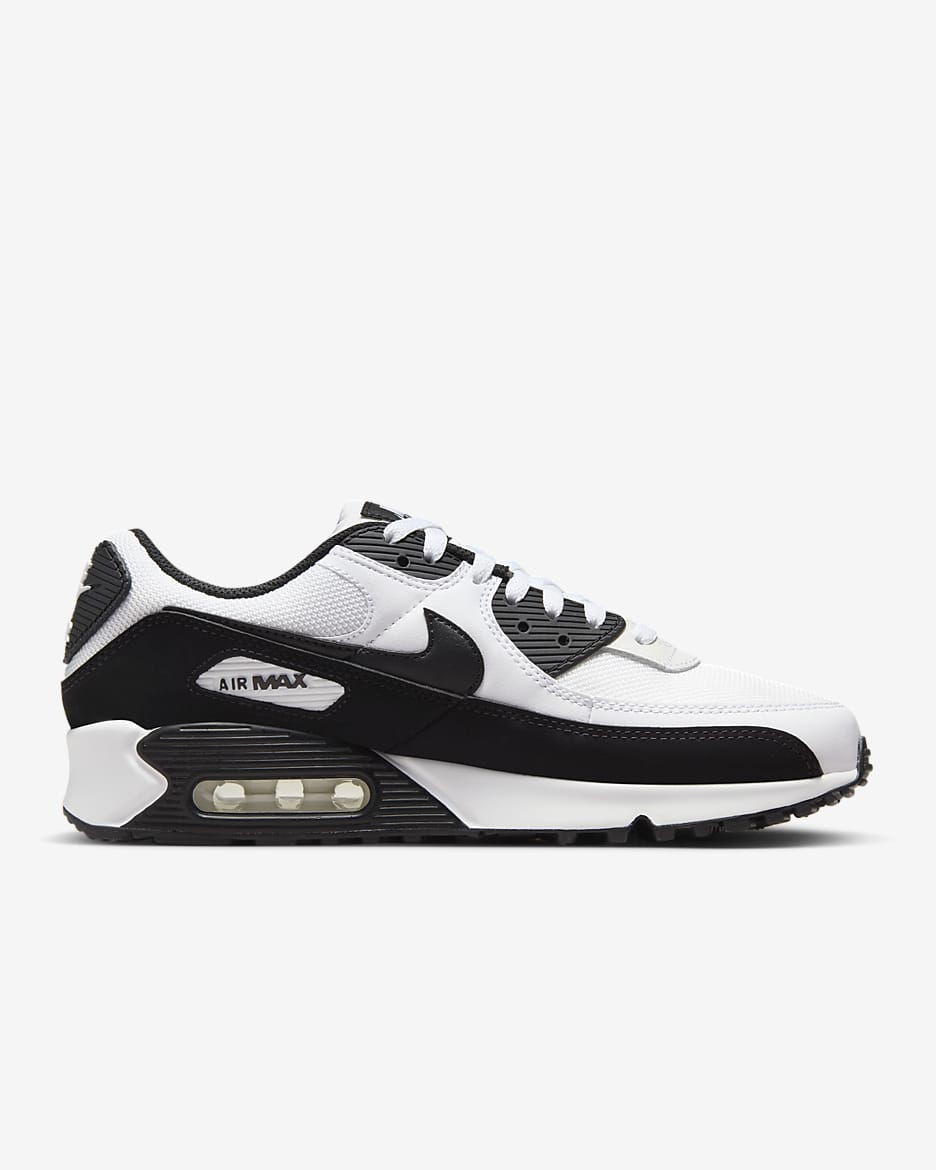 Calzado para hombre Nike Air Max 90 - Blanco/Blanco/Negro