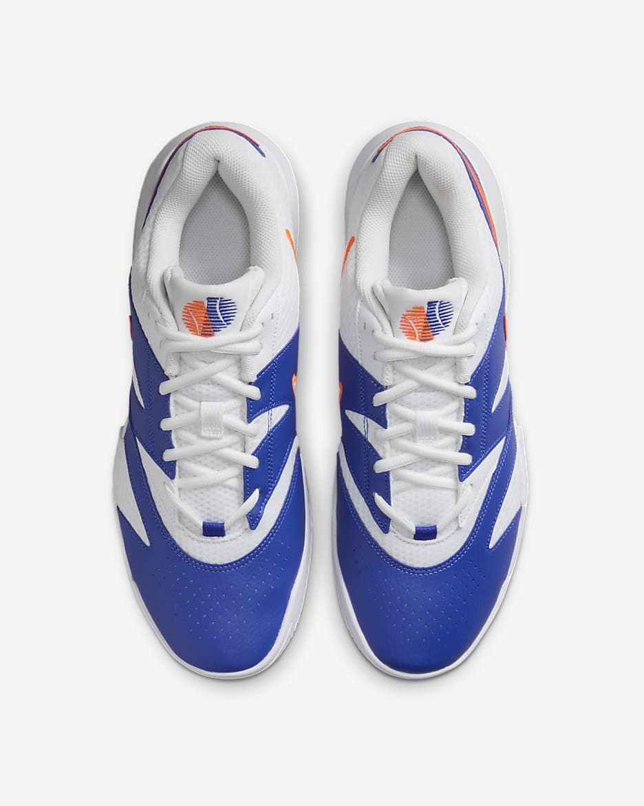 NikeCourt Lite 4 Men's Tennis Shoes - White/Hyper Royal/Hyper Crimson