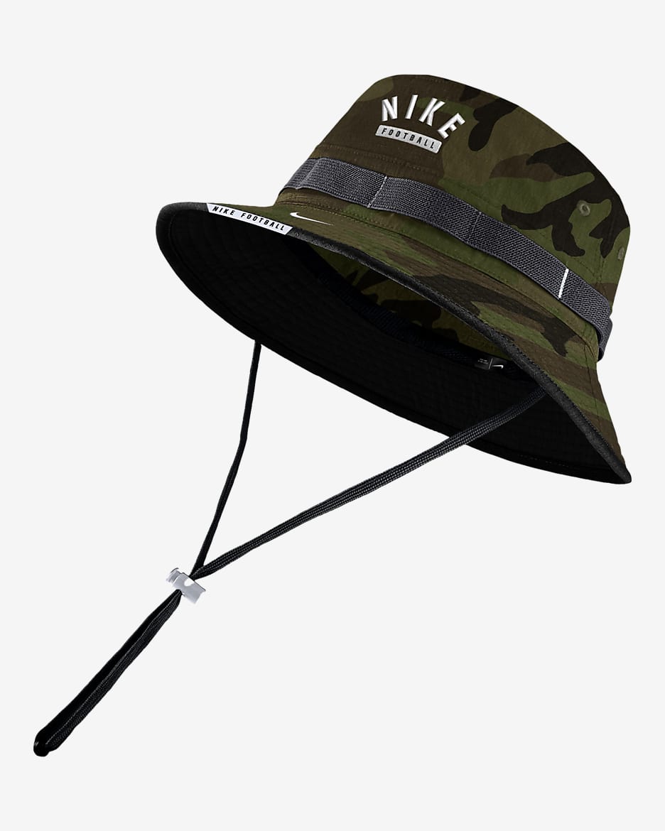Gorro tipo pescador Boonie de fútbol Nike - Verde camuflaje