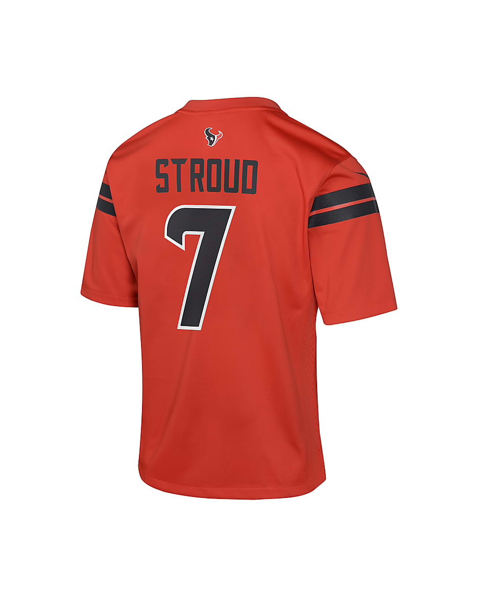 C.J. Jersey Nike de la NFL Game para niños talla grande Stroud Houston Texans - Rojo