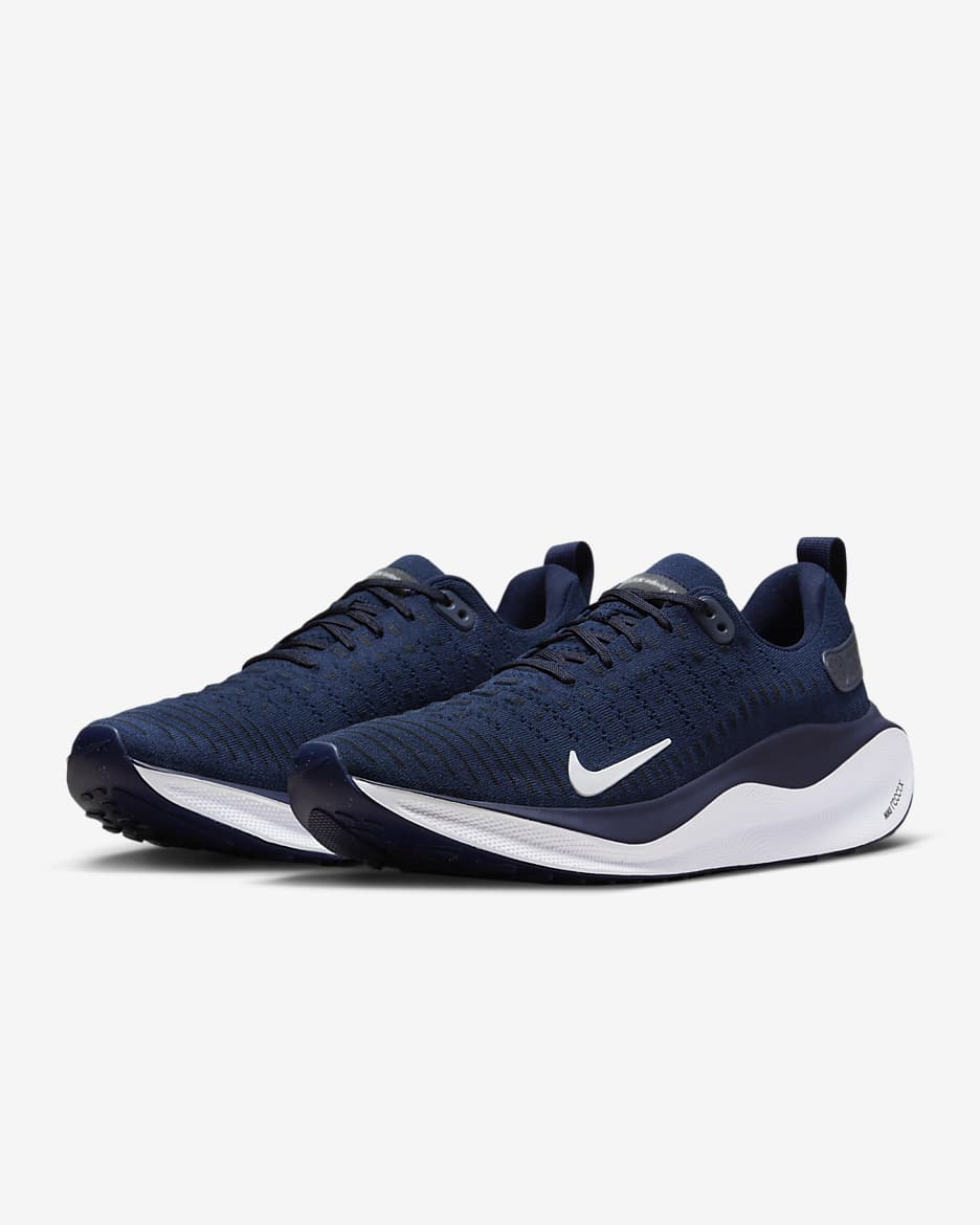 Nike InfinityRN 4 Men's Road Running Shoes - College Navy/Black/Sail/Platinum Tint