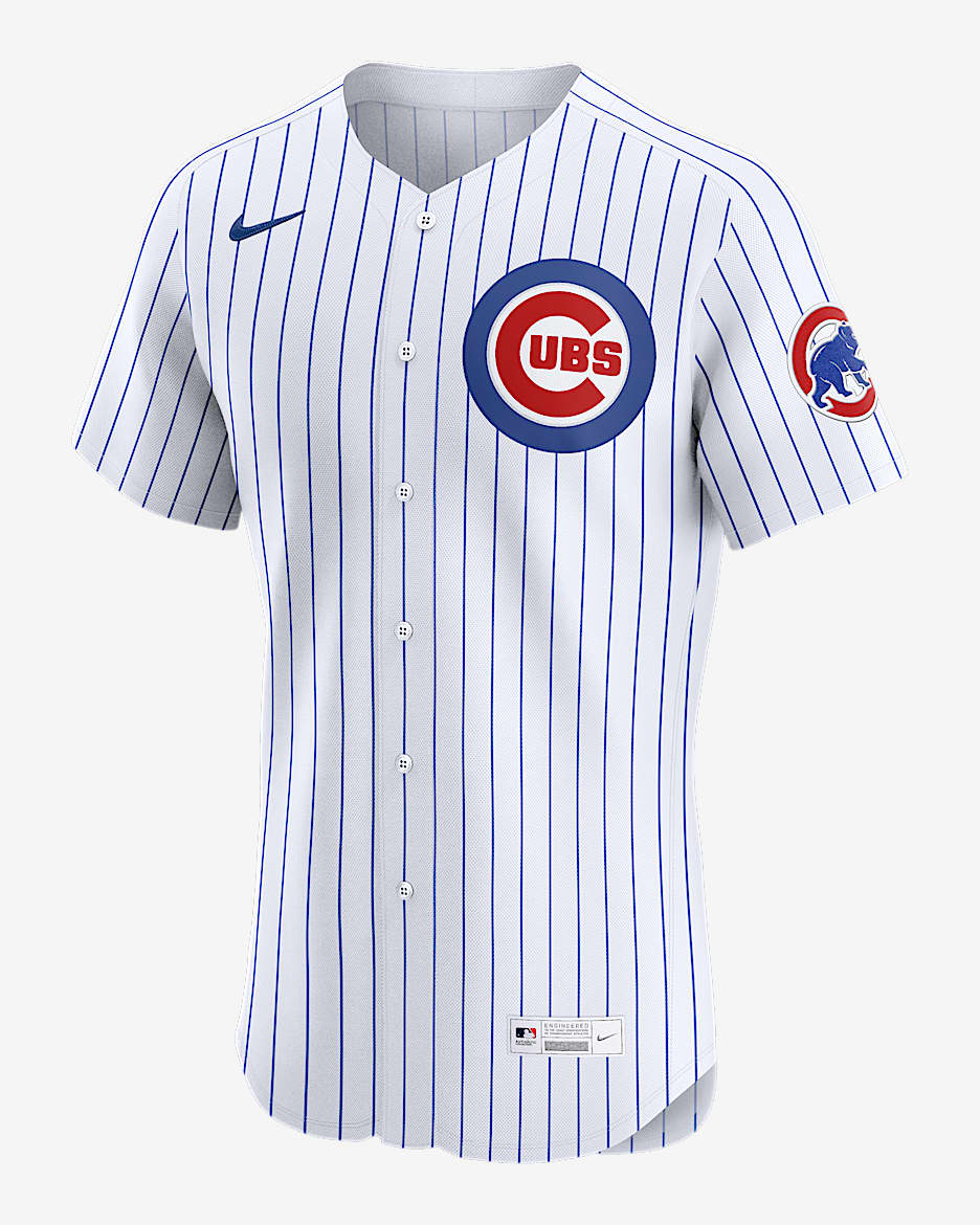 Chicago Cubs Men's Nike Dri-FIT ADV MLB Elite Jersey - White