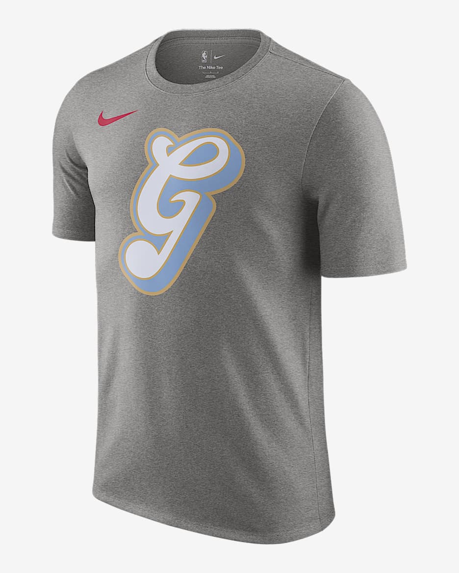 Playera Nike NBA para hombre Memphis Grizzlies Essential City Edition - Gris oscuro jaspeado