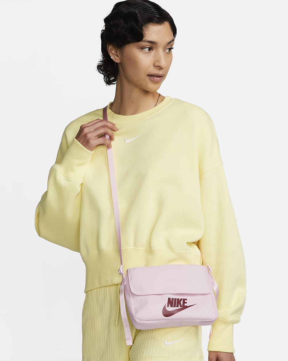 Nike Sportswear 女款 Futura 365 斜背包 (3 公升) - Pink Foam/Pink Foam/Team Red