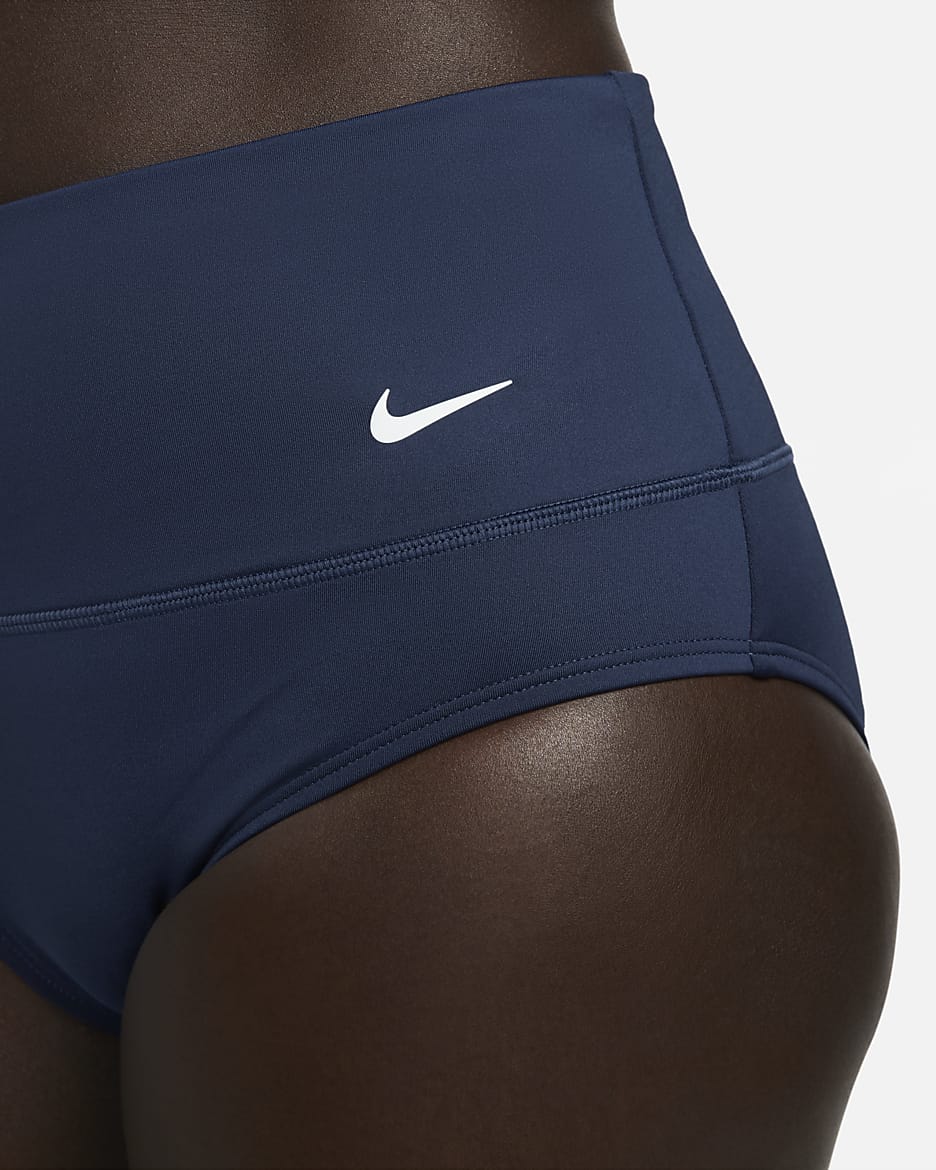 Nike Essential Women's High-Waisted Swim Bottoms - Midnight Navy