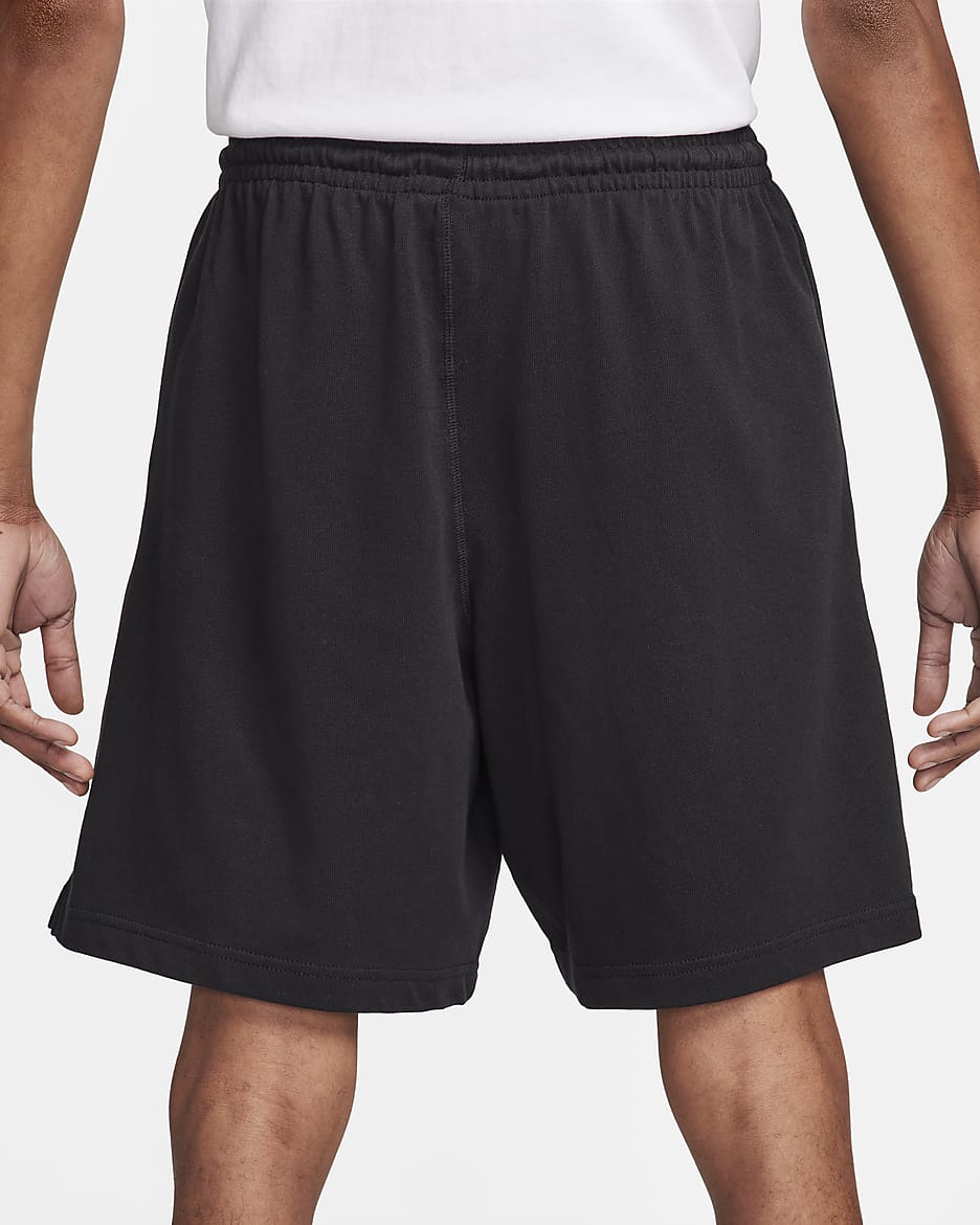 Nike Club Men's Knit Shorts - Black/White