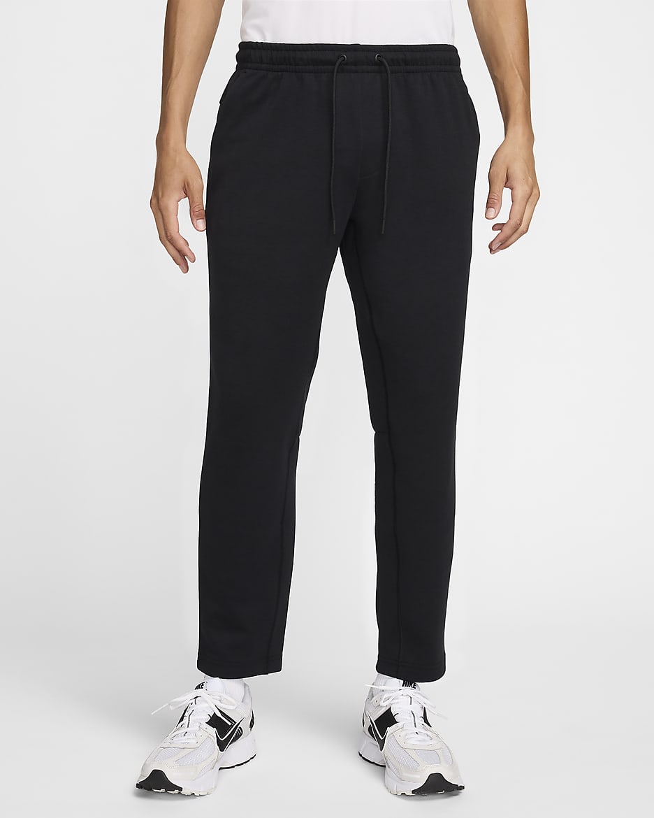 Nike Primary Fleece Men's Dri-FIT UV Tapered Performance Pants - Black/Black