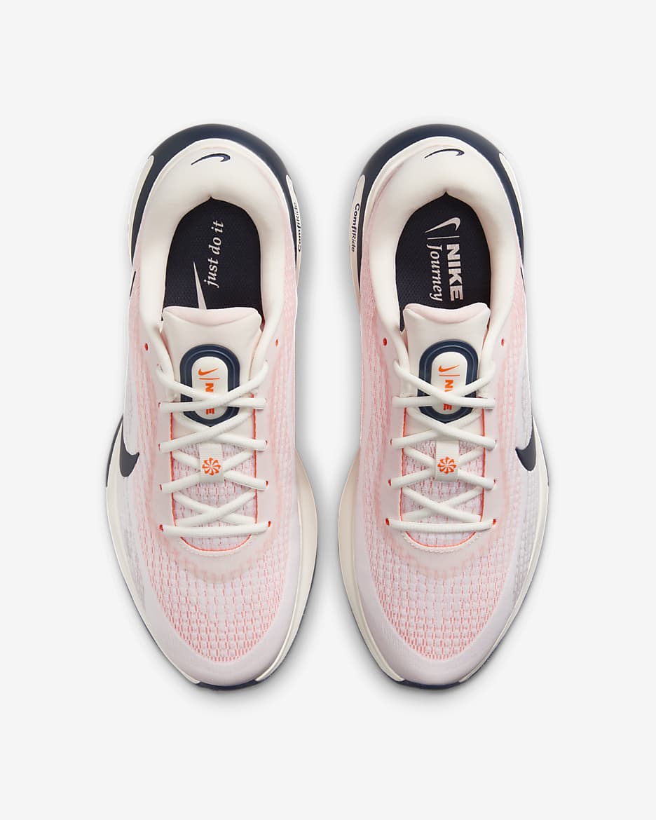 Nike Journey Run Men's Road Running Shoes - Sail/Total Orange/Burnt Sunrise/Thunder Blue