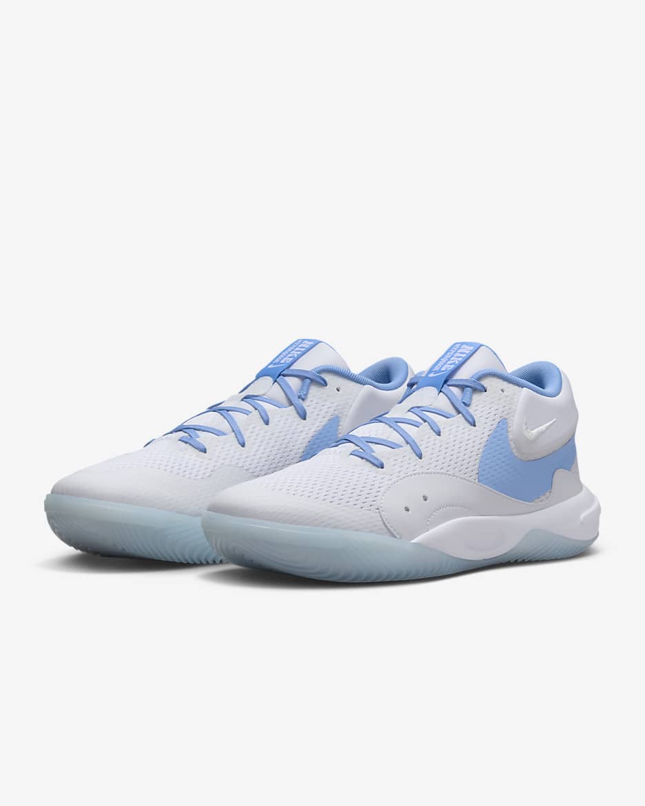 Nike Hyperquick Volleyball Shoes - White/Pure Platinum/Valor Blue