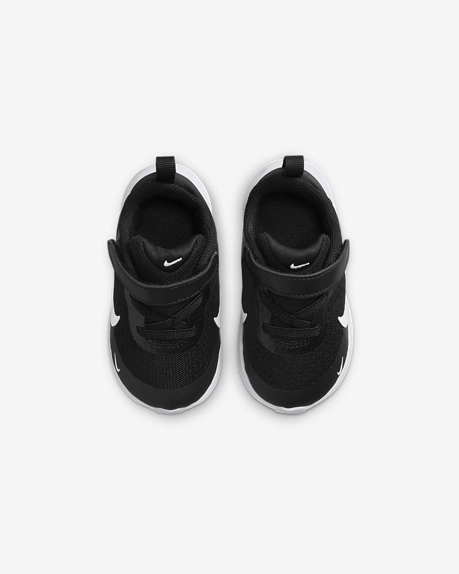 Tenis para bebé e infantil Nike Revolution 7 - Negro/Blanco/Blanco