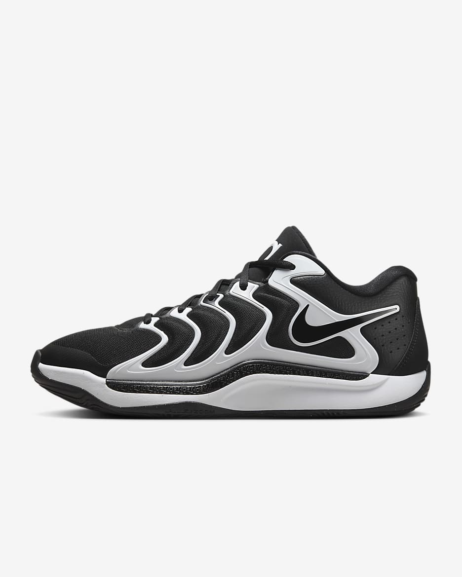 KD17 (Team Bank) Basketball Shoes - Black/White/Black