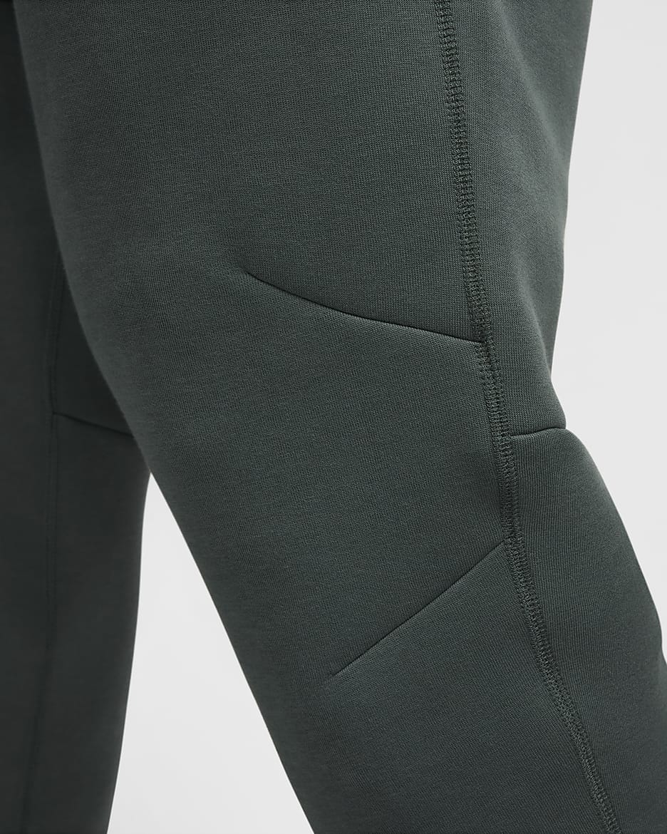 Joggers para hombre Nike Sportswear Tech Fleece - Verde vintage/Negro