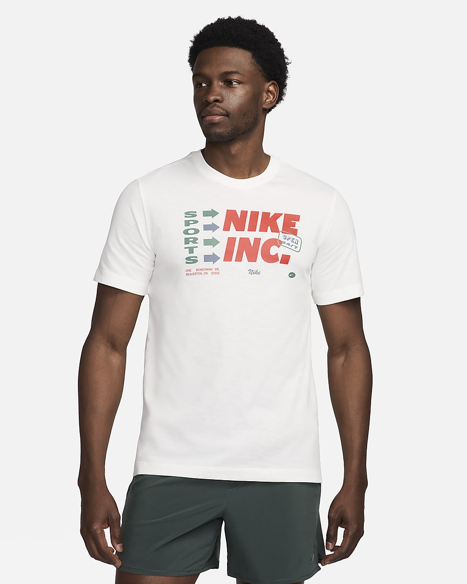 Nike Samarreta de fitnes Dri-FIT - Home - Sail