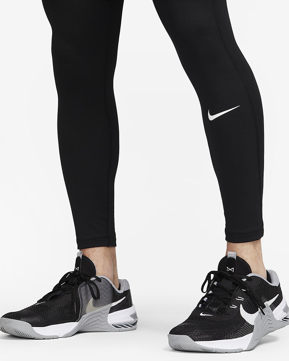 Nike Pro Warm Men's Tights - Black/White