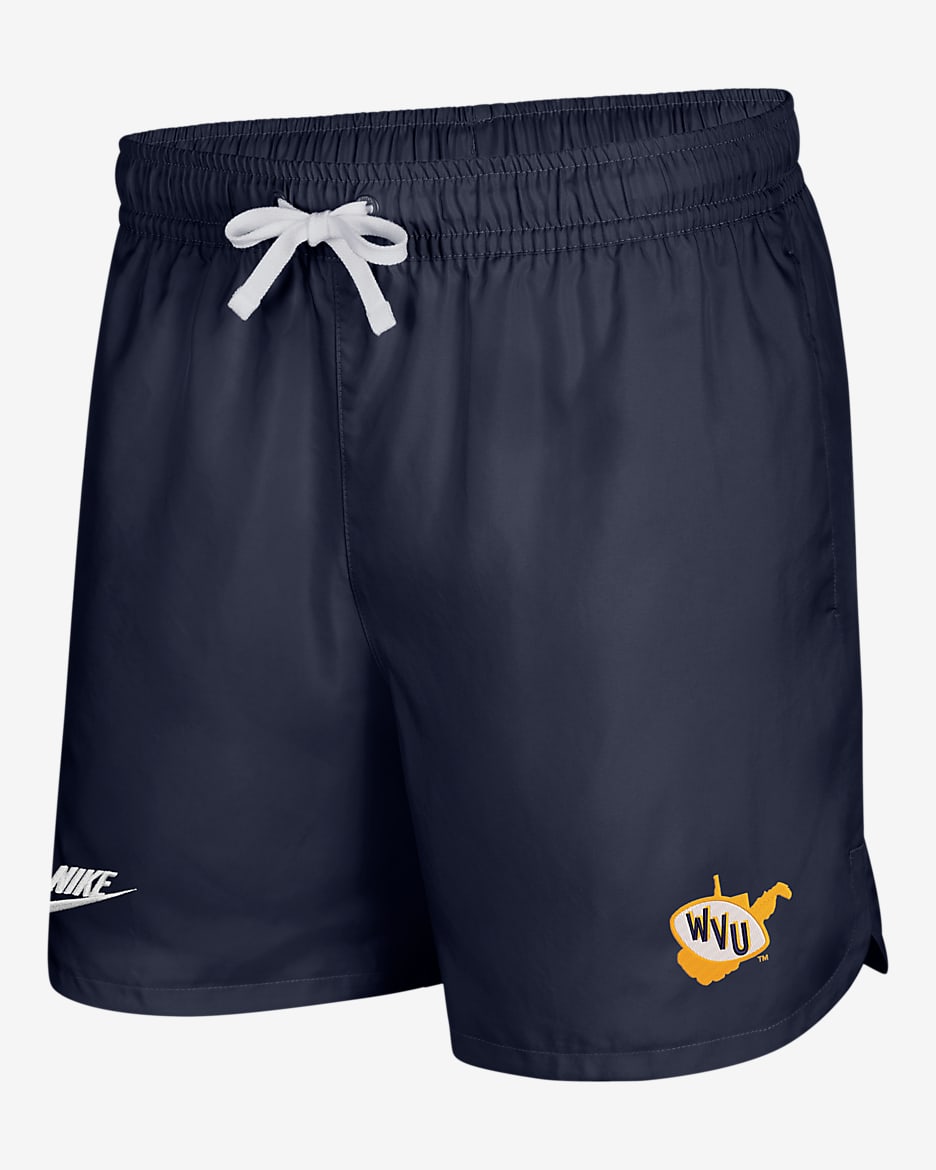 West Virginia Flow Men's Nike College Shorts - Navy