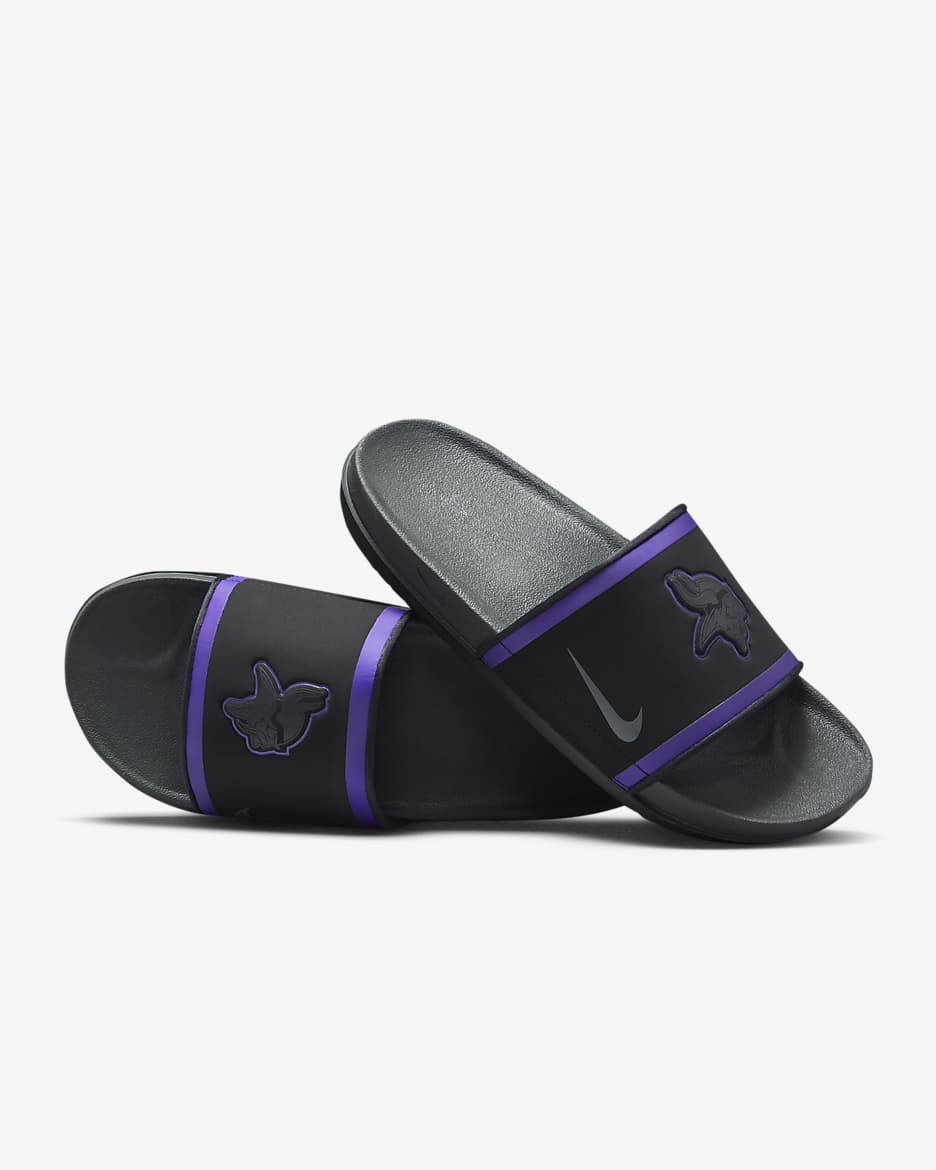 Nike Offcourt (NFL Minnesota Vikings) Slide - Black/Court Purple/University Gold/Anthracite