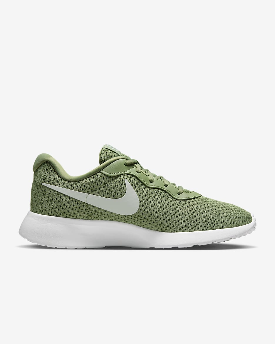 Tenis para hombre Nike Tanjun EasyOn - Verde aceite/Blanco/Plata claro