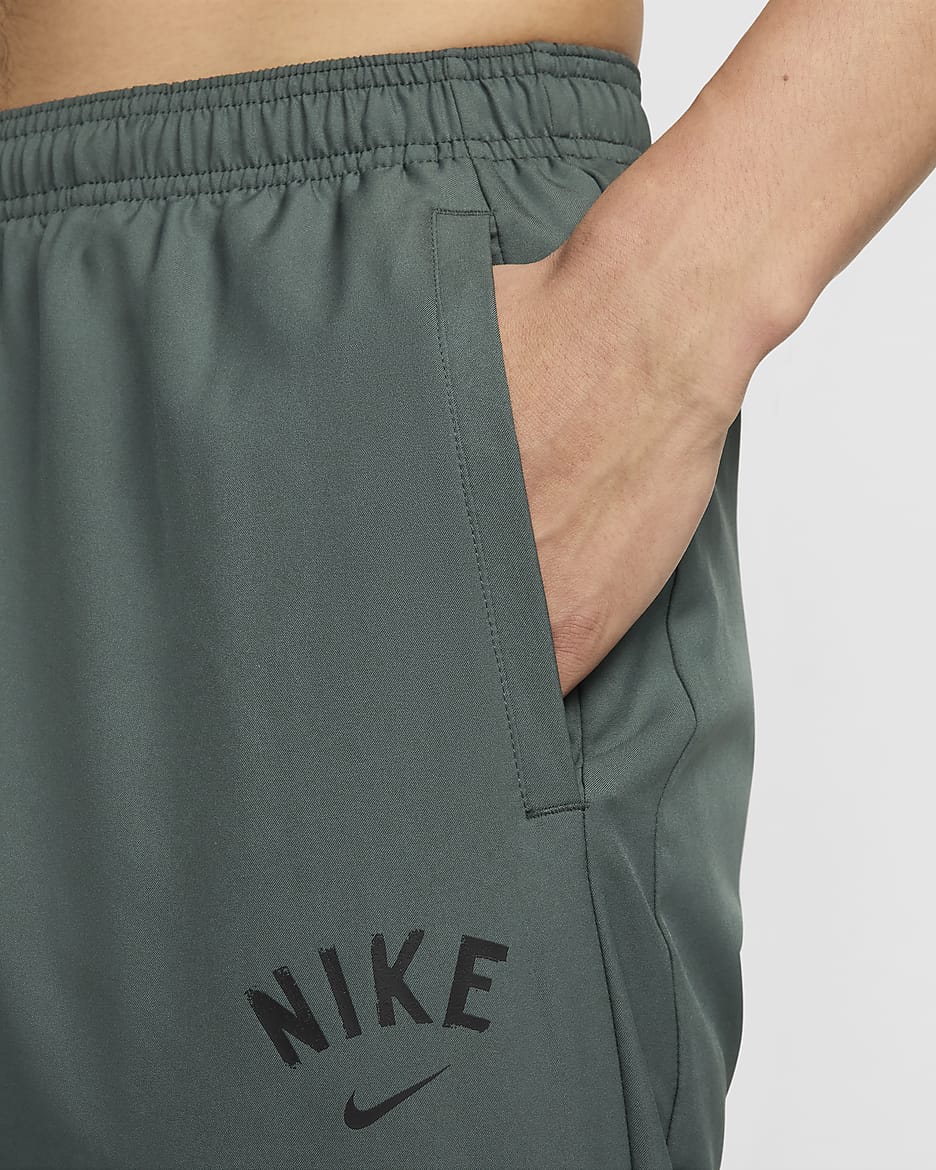 Nike Challenger Men's Dri-FIT Woven Running Trousers - Vintage Green/Black