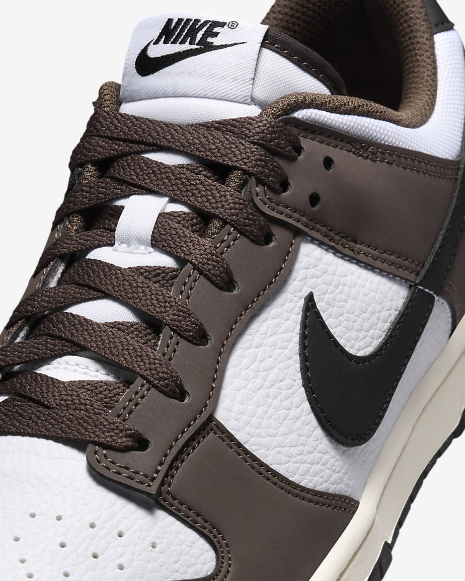 Nike Dunk Low-sko til mænd - Baroque Brown/hvid/Sail/sort