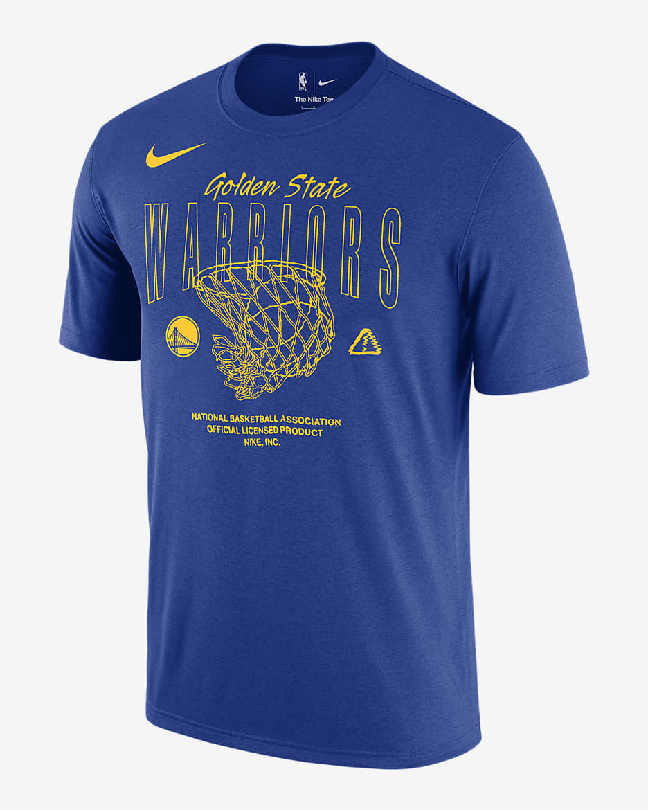 Golden State Warriors Courtside Max90 Men's Nike NBA T-Shirt - Rush Blue
