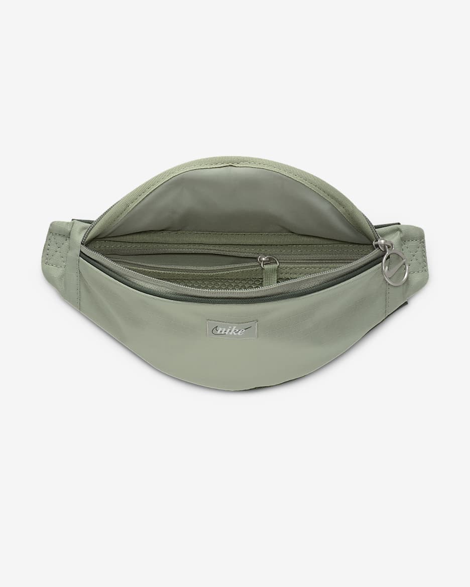 Sac banane rétro Nike Heritage (petite taille, 1 L) - Jade Horizon/Vintage Green/Summit White