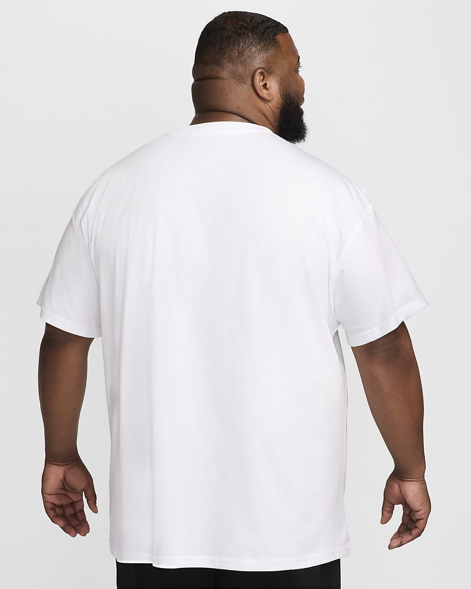 T-shirt de basket Max90 Nike pour homme - Blanc