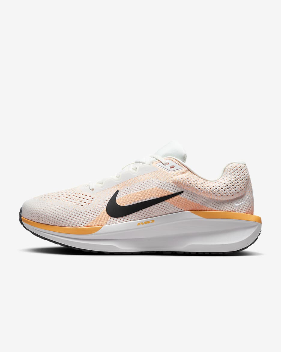 Nike Winflo 11 男款路跑鞋 - Sail/Laser Orange/Coconut Milk/黑色