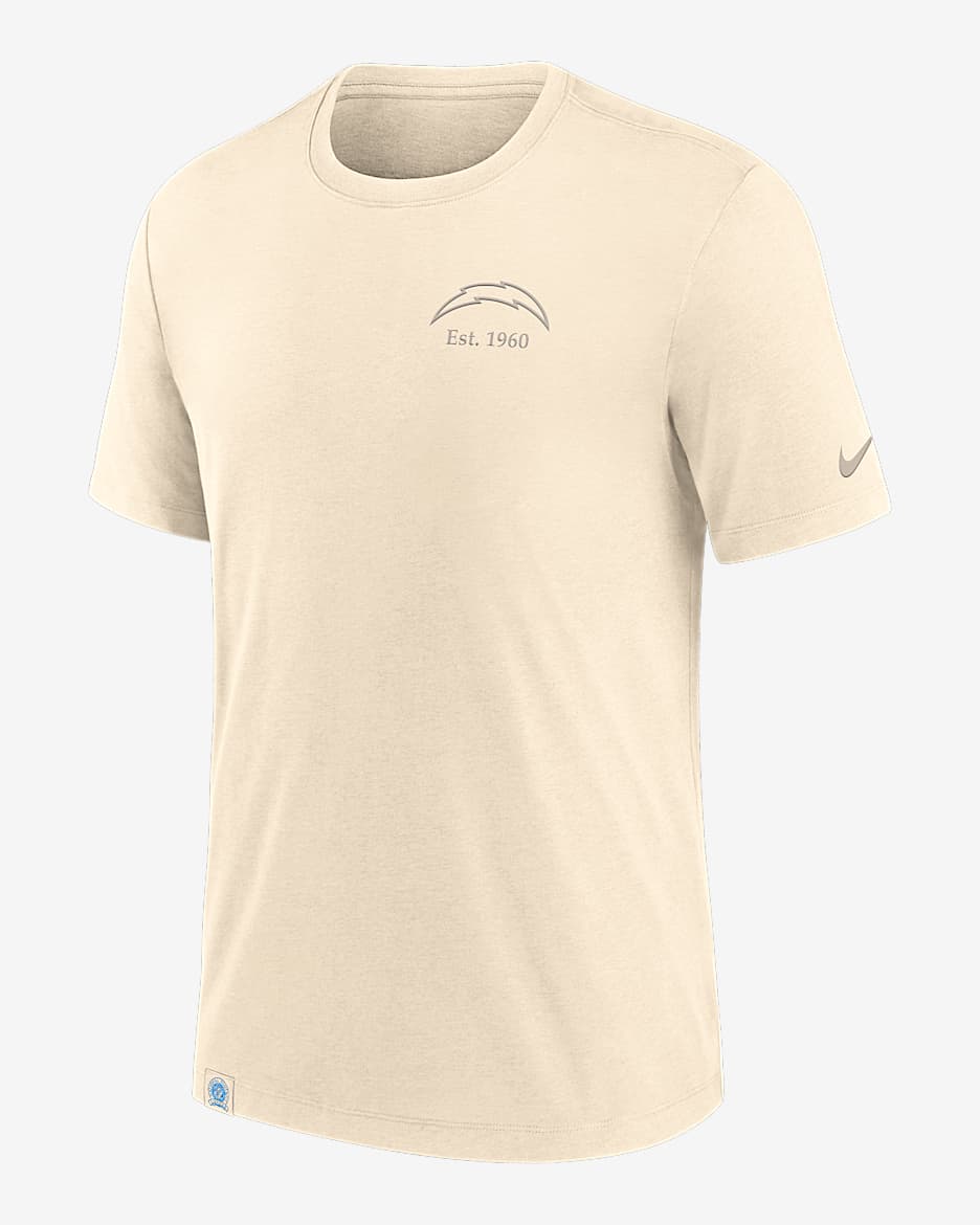 Los Angeles Chargers Glory Men's Nike NFL T-Shirt - Natural