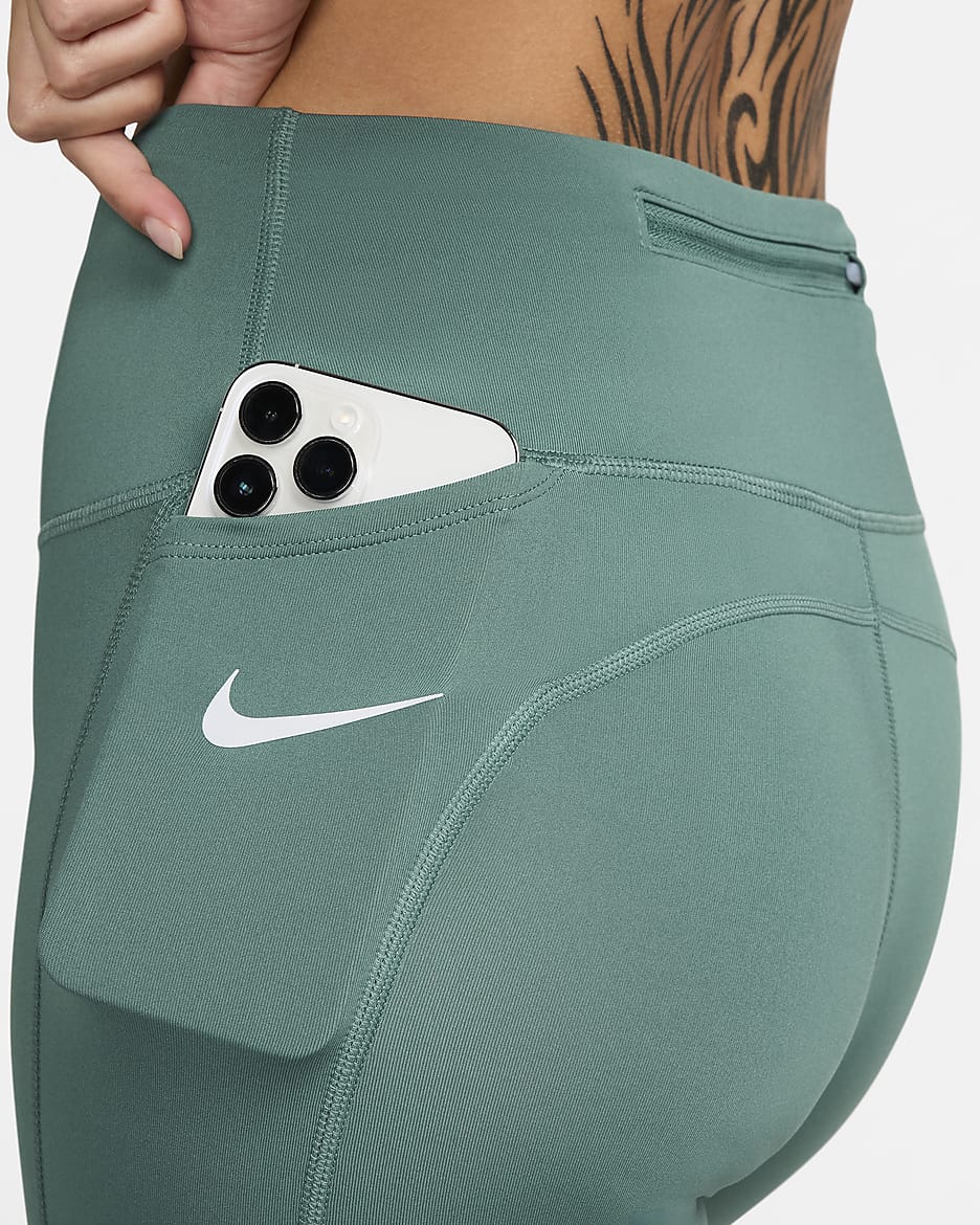 Nike Epic Fast Leggings de running de talle medio con bolsillo - Mujer - Bicoastal