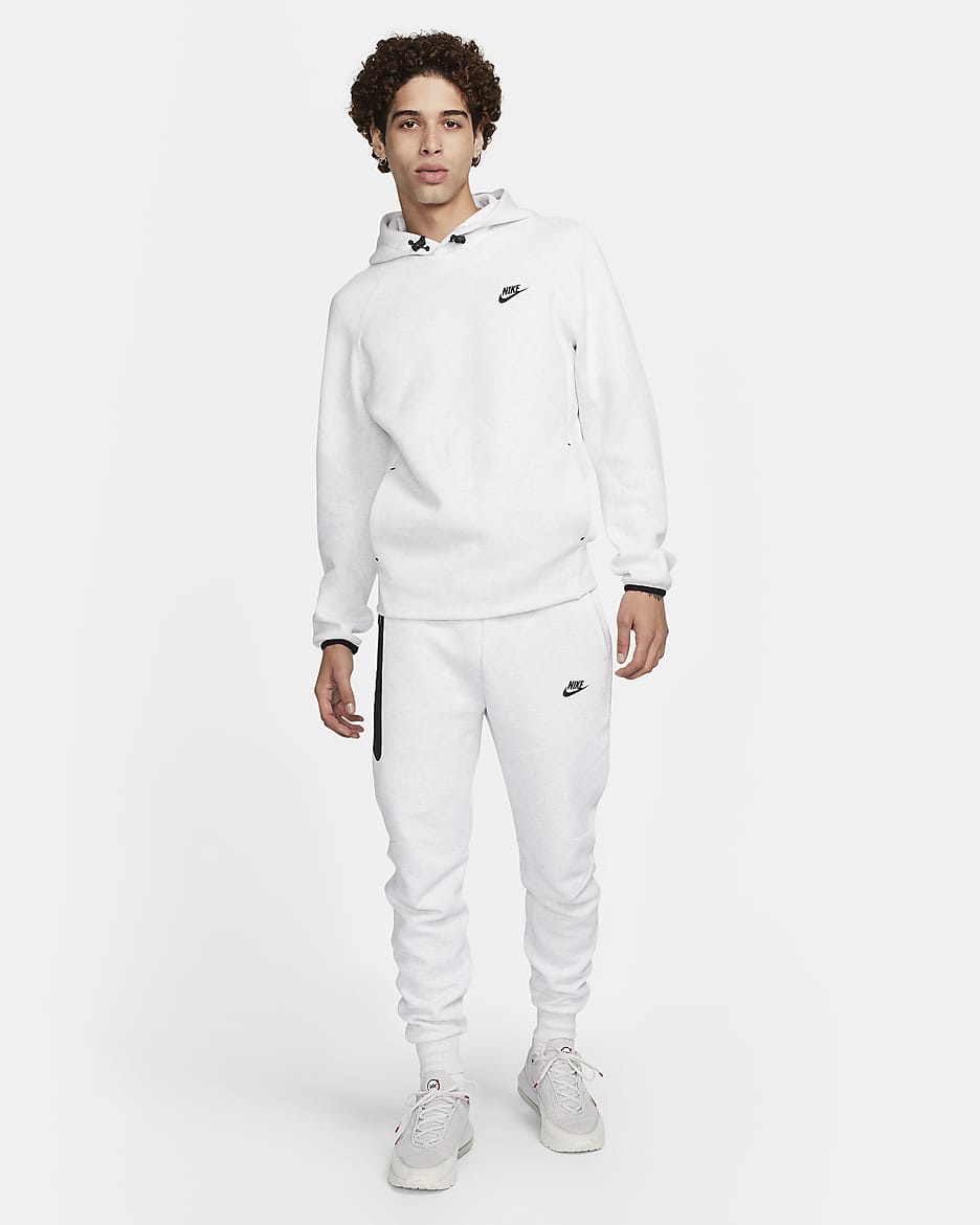 Nike Sportswear Tech Fleece Men's Pullover Hoodie - Birch Heather/Black