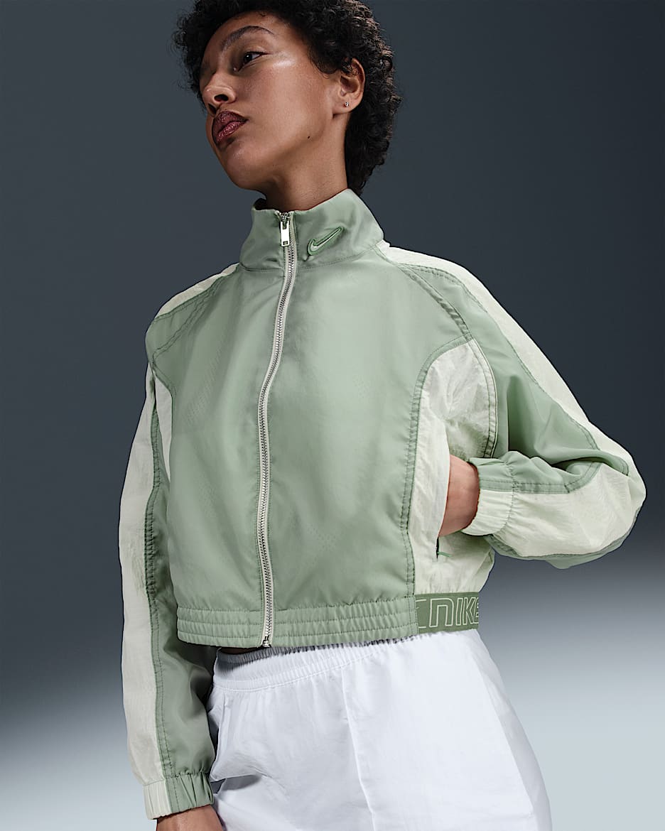 Nike Sportswear Jacke aus Webmaterial (Damen) - Jade Horizon/Phantom