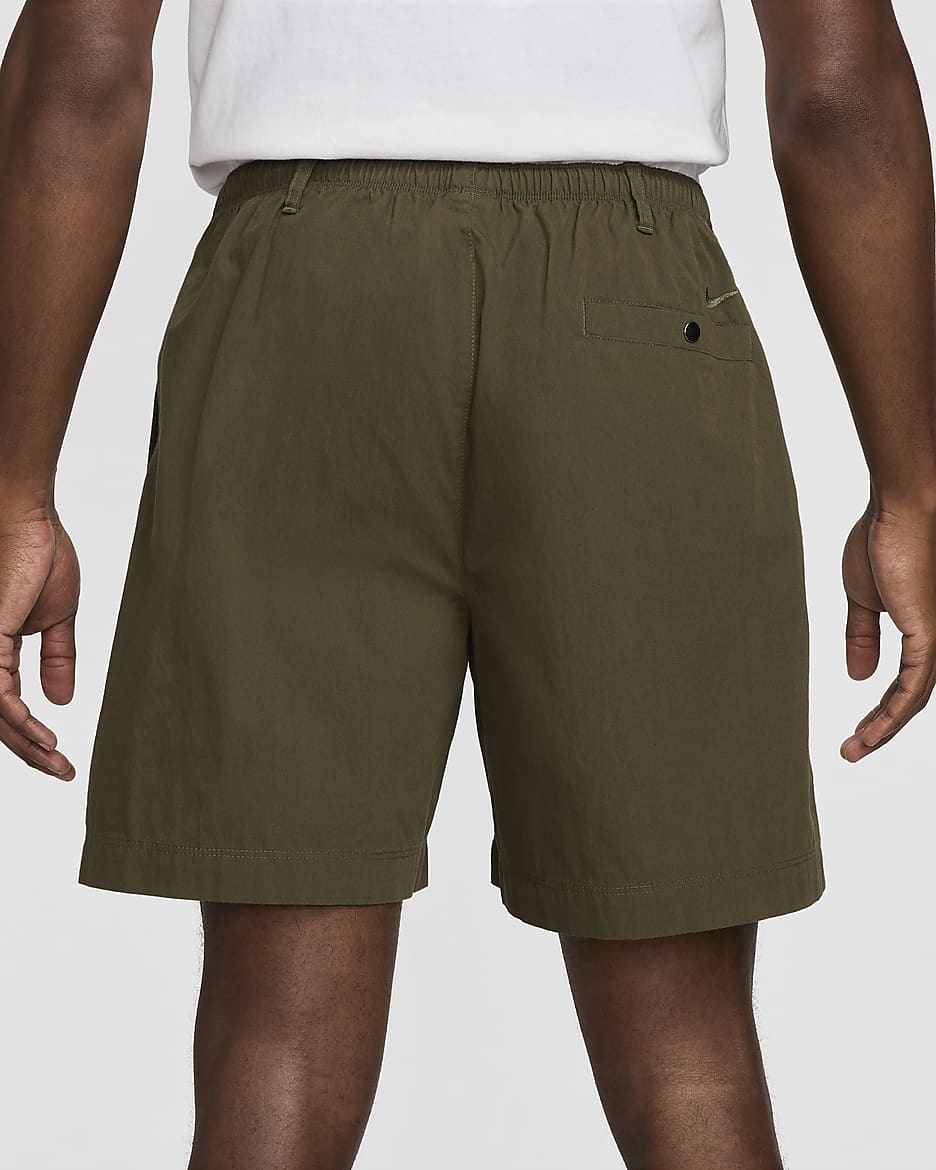 Nike Life Camp shorts til herre - Cargo Khaki/Cargo Khaki