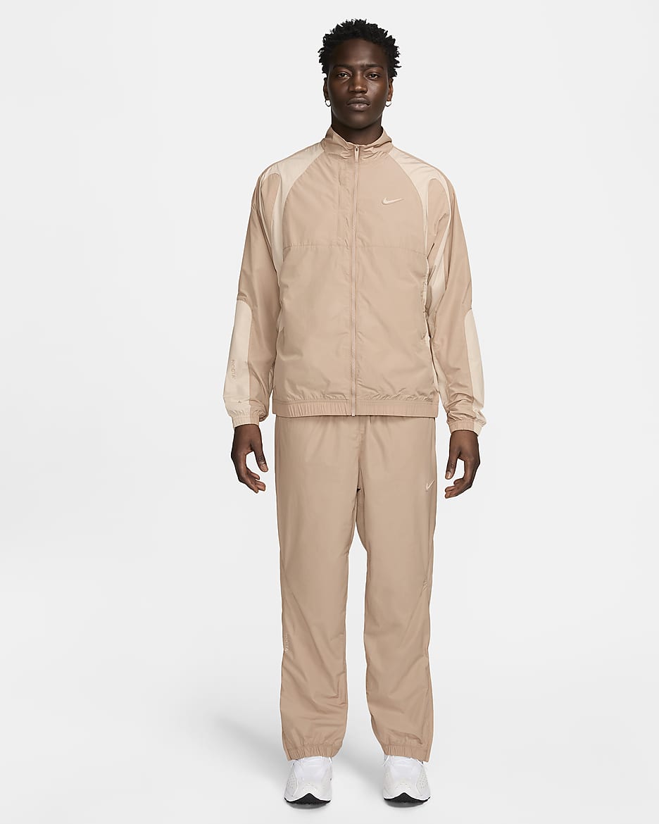 NOCTA Northstar Nylon Track Jacket - Hemp/Sanddrift/Sanddrift