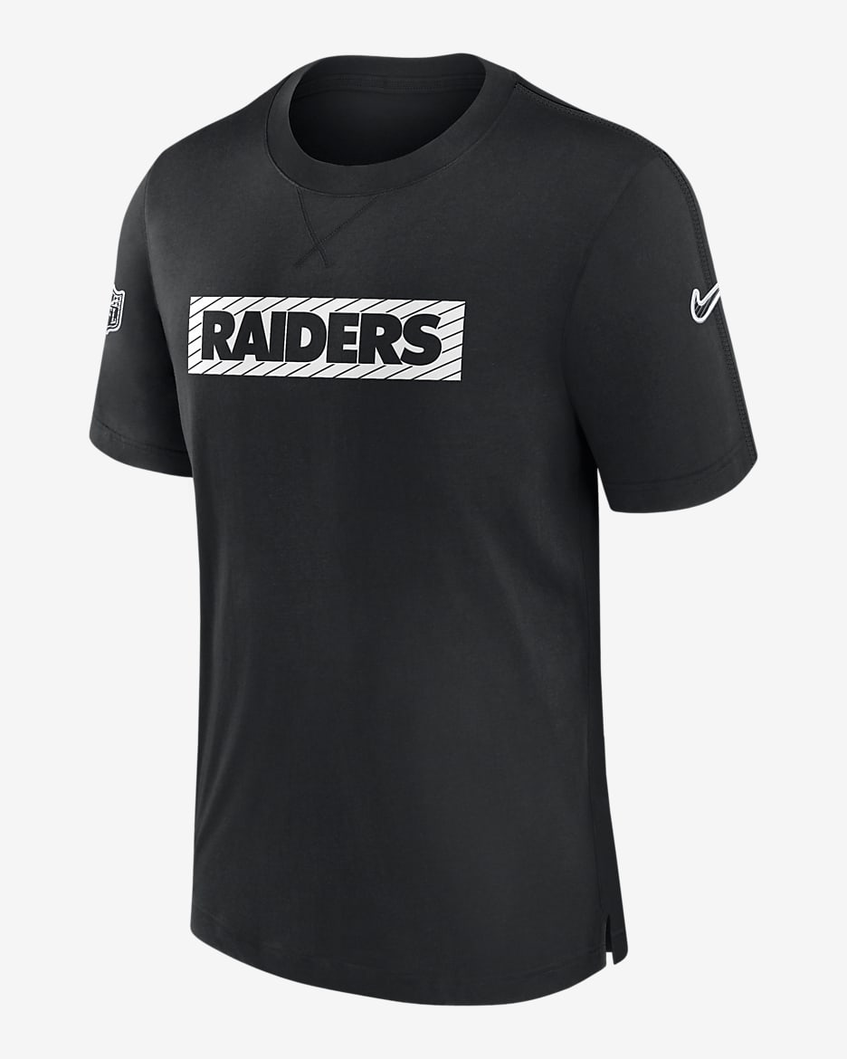 Las Vegas Raiders Sideline Player Men's Nike Dri-FIT NFL T-Shirt - Black